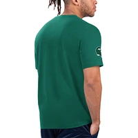 Men's Starter Green/Silver New York Jets Finish Line T-Shirt