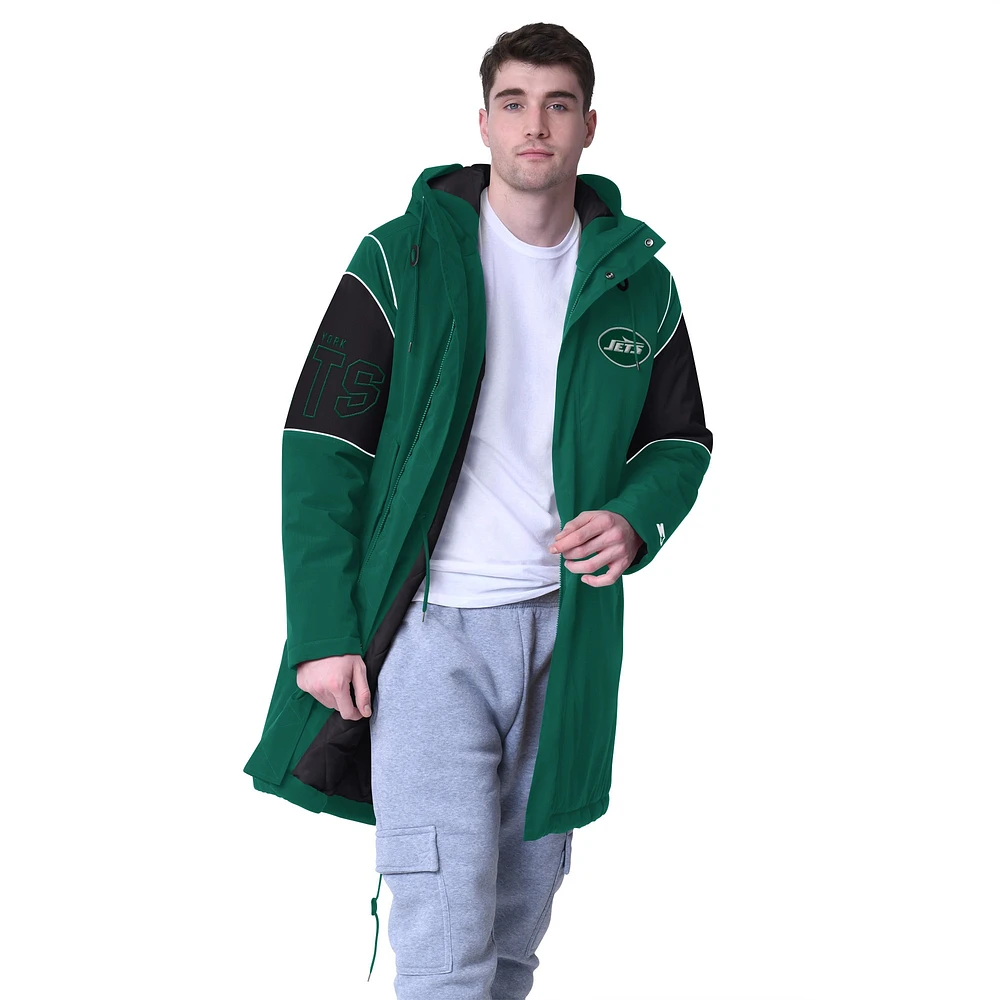 Veste zippée en polyfill pour homme Starter Green New York Jets Dynasty Stadium