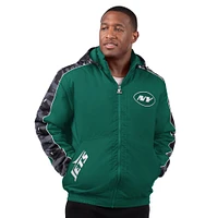 Veste zippée complète pour homme Starter Green New York Jets Thursday Night Gridiron