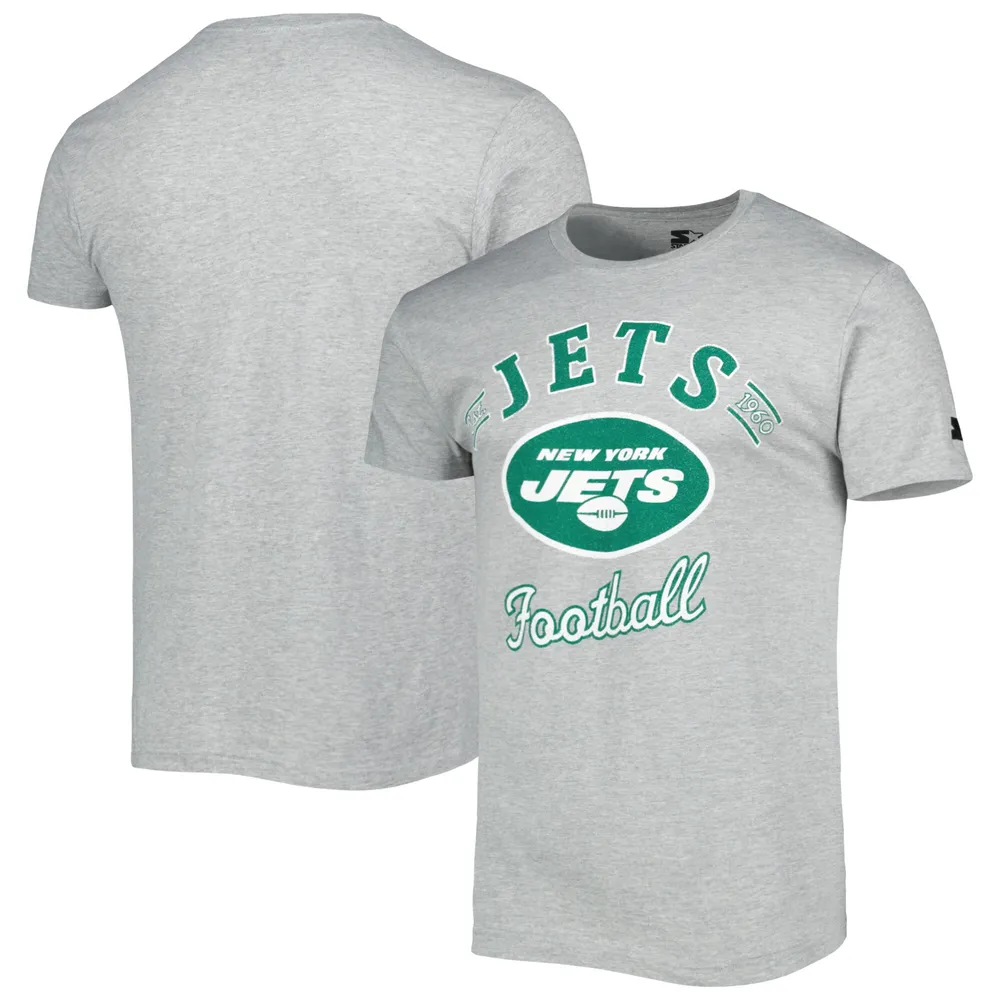 Lids New York Jets Starter Prime Time T-Shirt - Heathered Gray