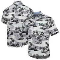 Men's Tommy Bahama Black Tampa Bay Buccaneers Sport Tropical Horizons  Button-Up Shirt