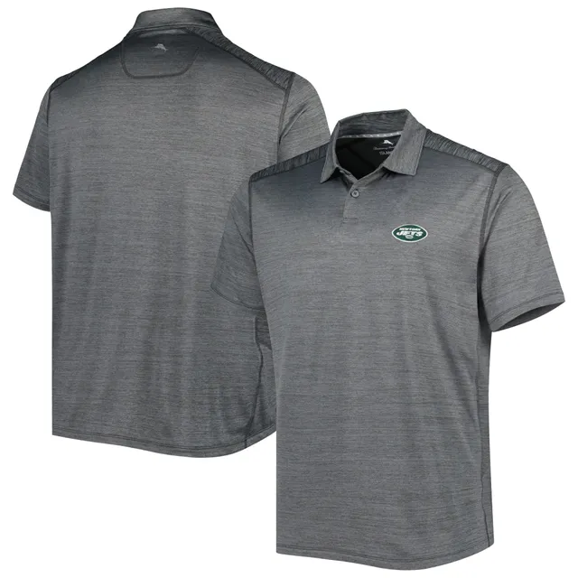 New York Jets Tommy Hilfiger Rugby Long Sleeve Polo - Gray/Green