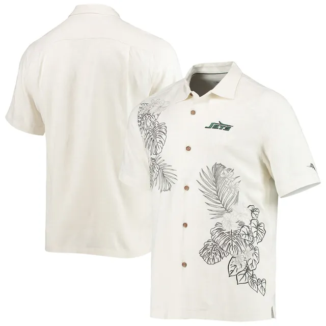 Lids New York Yankees Tommy Bahama Baseball Camp Button-Up Shirt - Cream