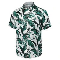 Chemise boutonnée verte Tommy Bahama pour homme New York Jets Sunnyvale Blooms Camp