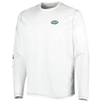 Men's Tommy Bahama White New York Jets Laces Out Billboard Long Sleeve T-Shirt