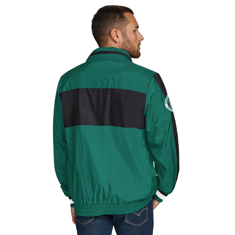 Veste à capuche légère demi-zip Gael New York Jets verte Tommy Hilfiger pour homme