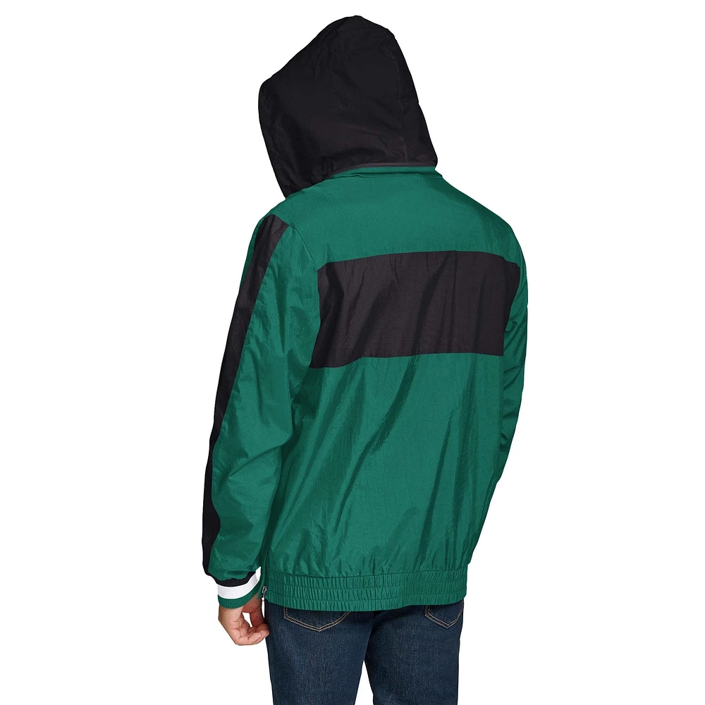 Veste à capuche légère demi-zip Gael New York Jets verte Tommy Hilfiger pour homme