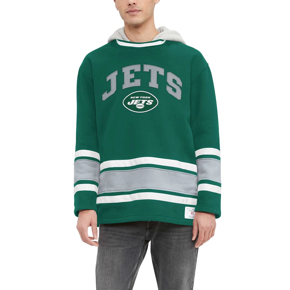 Sweat à capuche Tommy Hilfiger vert New York Jets Ivan Fashion pour hommes