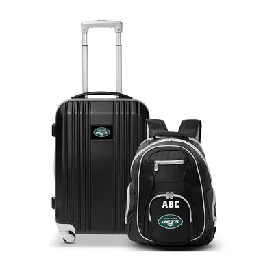 New York Jets MOJO Personalized Premium 2-Piece Backpack & Carry-On Set