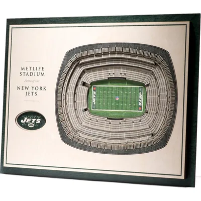 New York Jets 17'' x 13'' 5-Layer StadiumViews 3D Wall Art