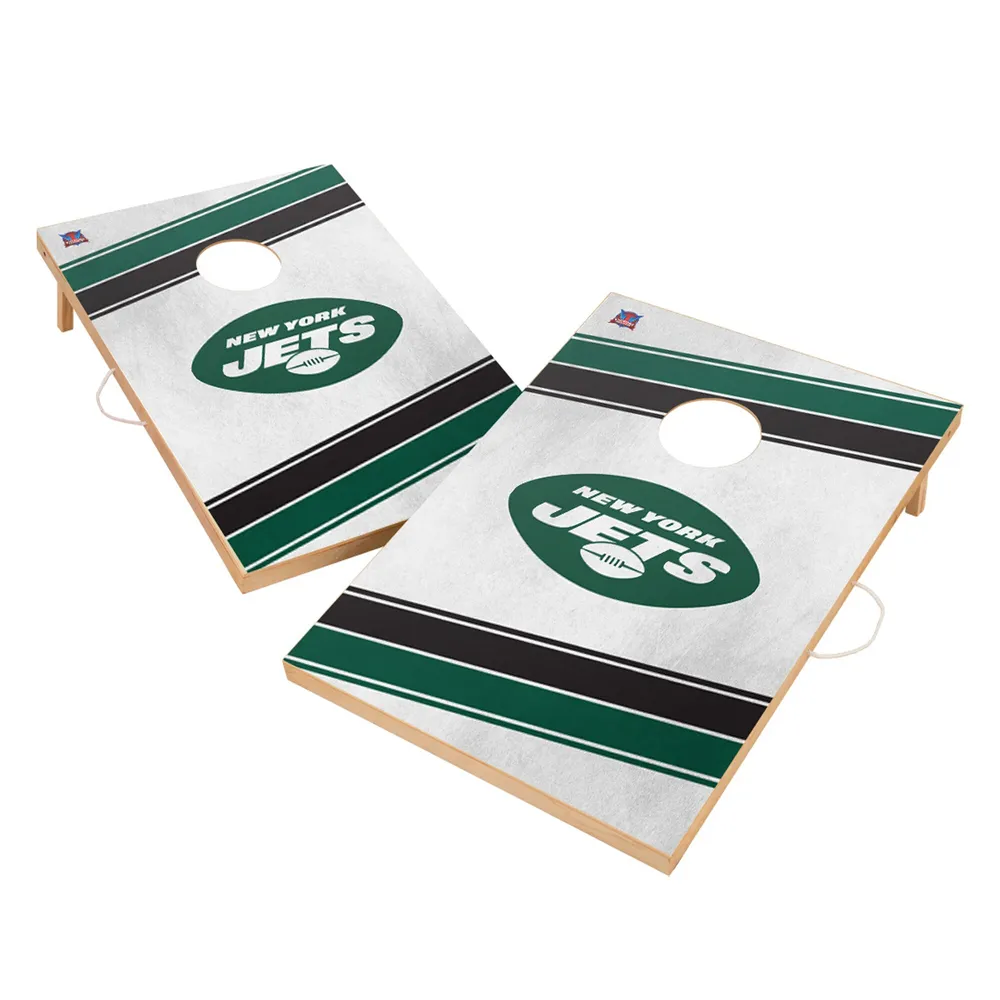 New York Jets Cornhole Boards, Jets Bean Bag Toss Games