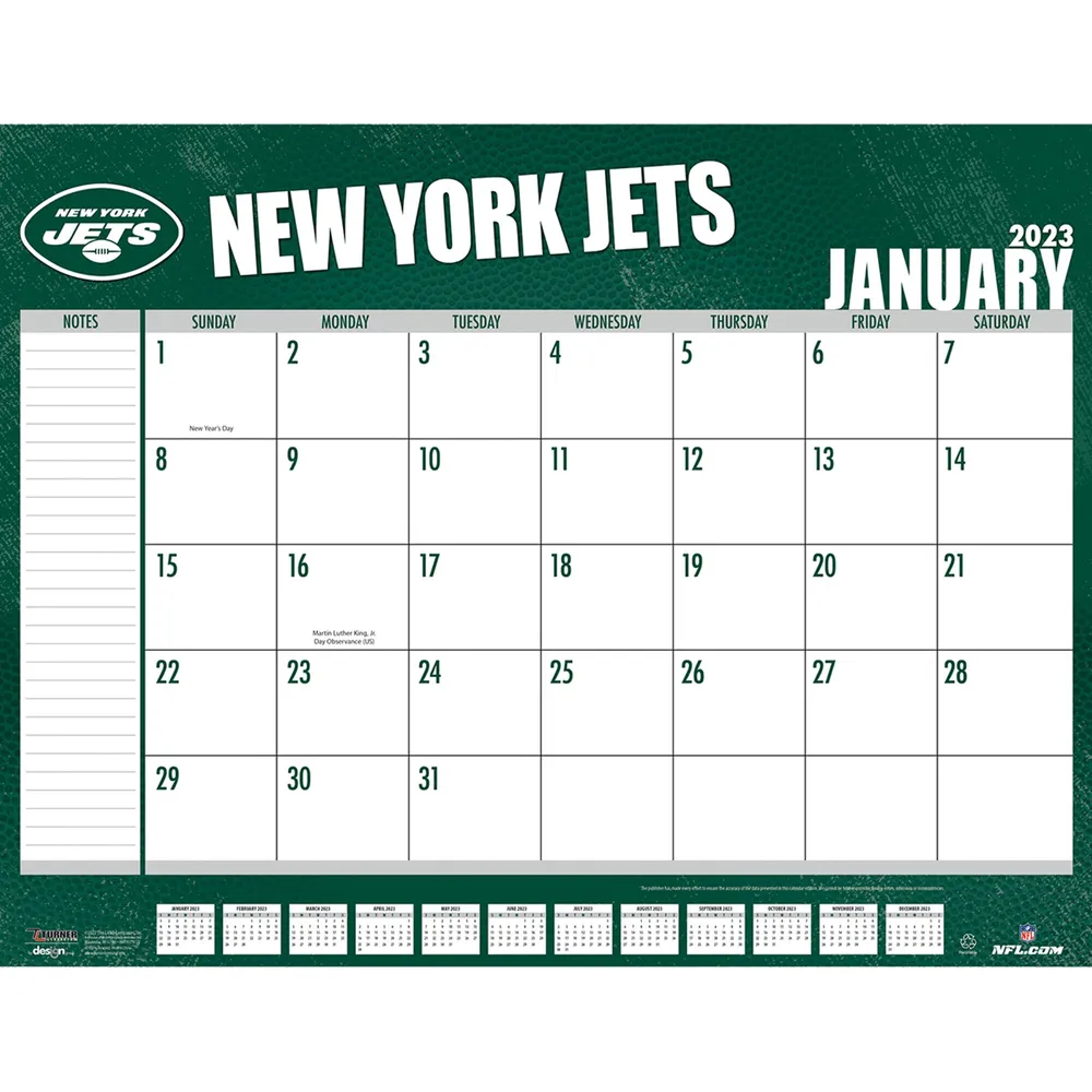 Lids New York Jets 2023 Desk Calendar | Montebello Town Center