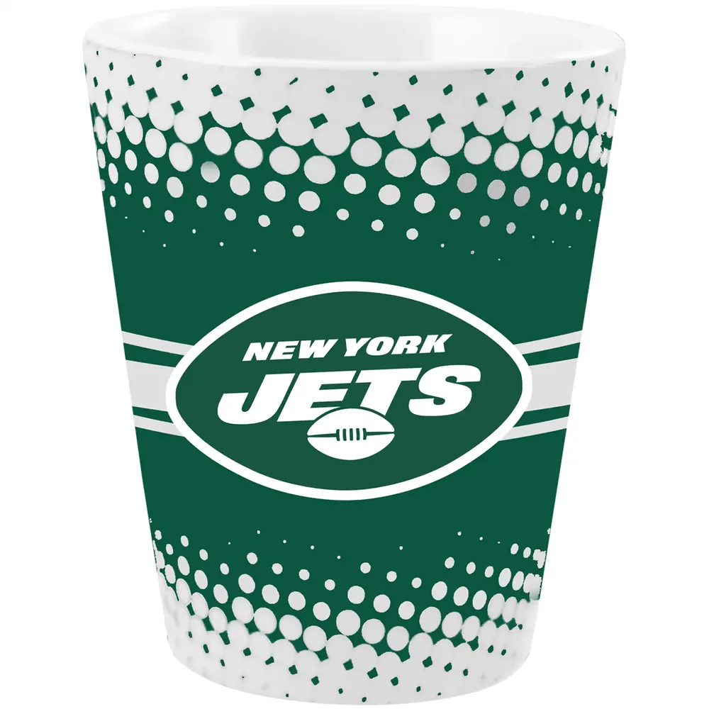 Lids New York Jets 2oz. Full Wrap Collectible Shot Glass