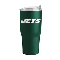 Jets de New York 30oz. Gobelet à revêtement en poudre Flipside