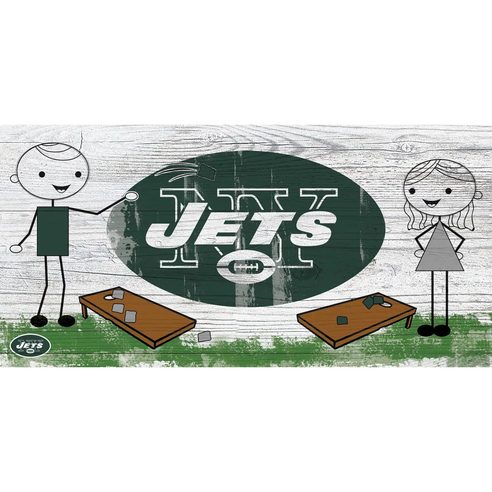 Lids New York Jets 6'' x 12'' Fansticks Cornhole Sign