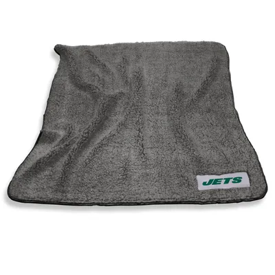 Lids New York Jets 50'' x 60'' Native Raschel Plush Throw Blanket