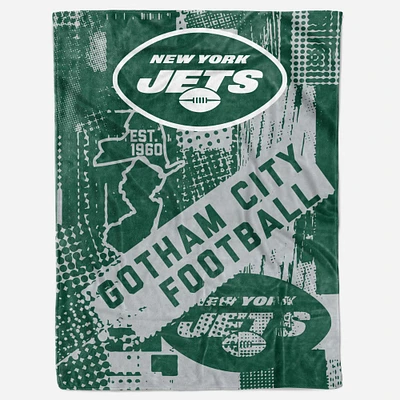 Couverture de ville natale des Jets de New York 60 po x 80 po