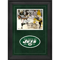 Cadre photo horizontal de luxe 8'' x 10'' New York Jets avec logo de l'équipe
