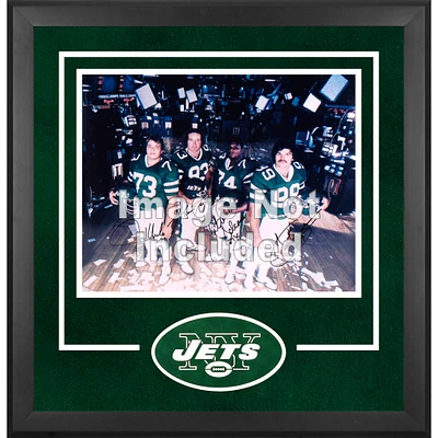 Cadre photo horizontal de luxe New York Jets 16'' x 20'' avec logo de l'équipe