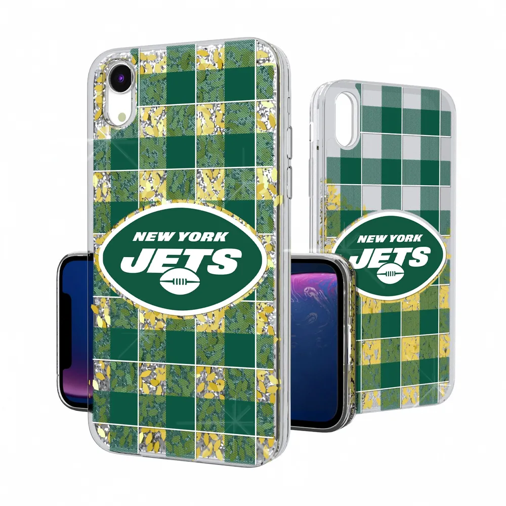 Lids New York Jets iPhone Plaid Design Glitter Case