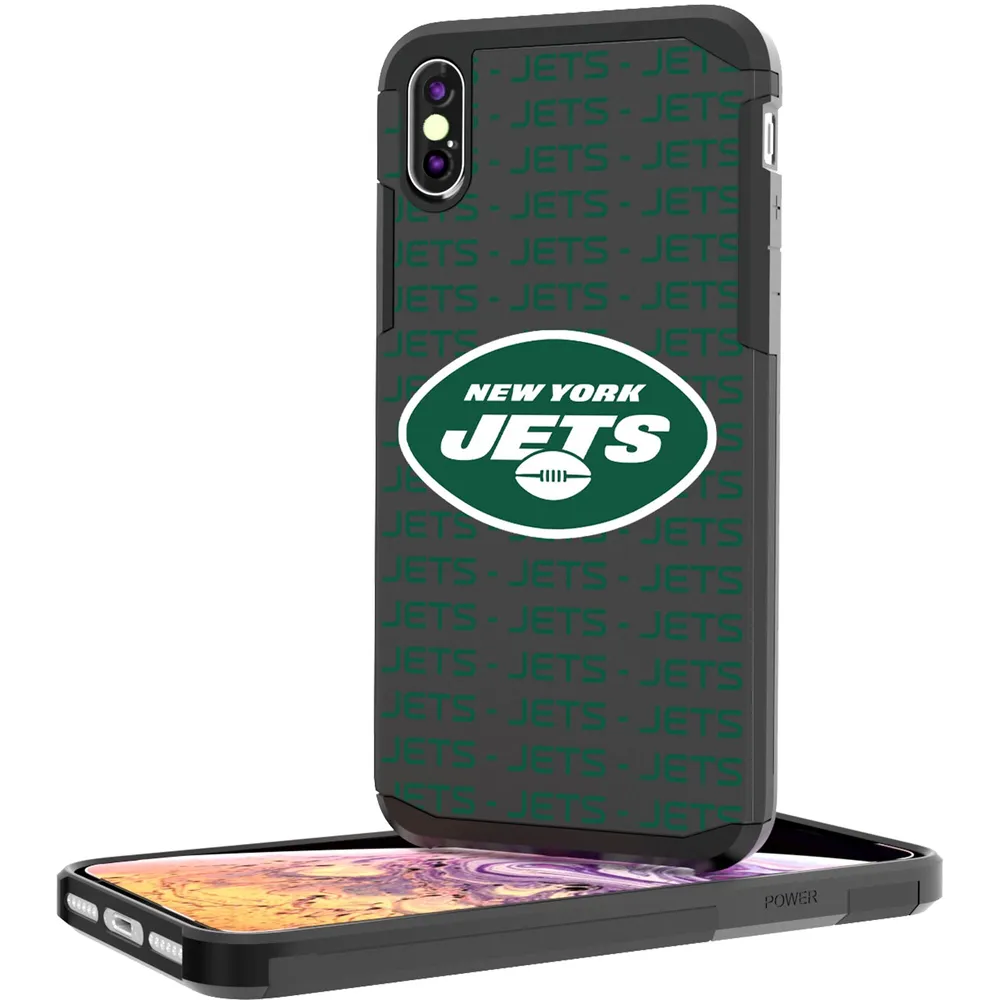 New York Jets iPhone Glitter Case with Confetti Design