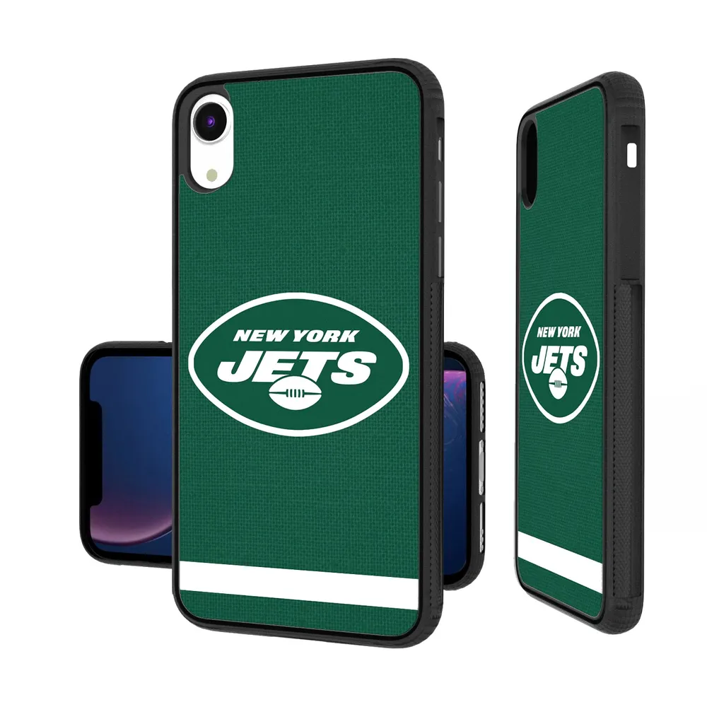 New York Jets Team Stripe Clear Crossbody Bag FOCO