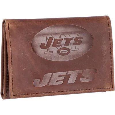 New York Jets Leather Team Tri-Fold Wallet
