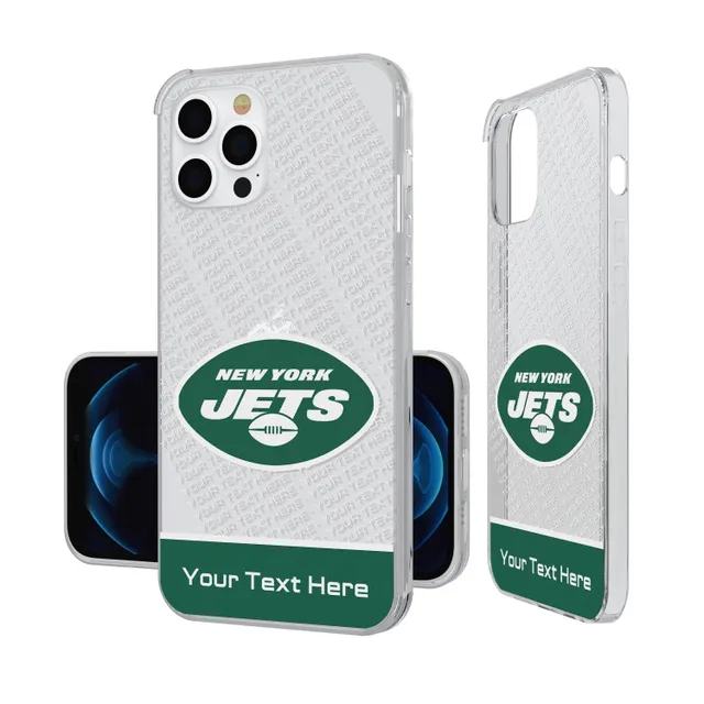 Fanatics New York Jets iPhone Clear Paisley Design Case