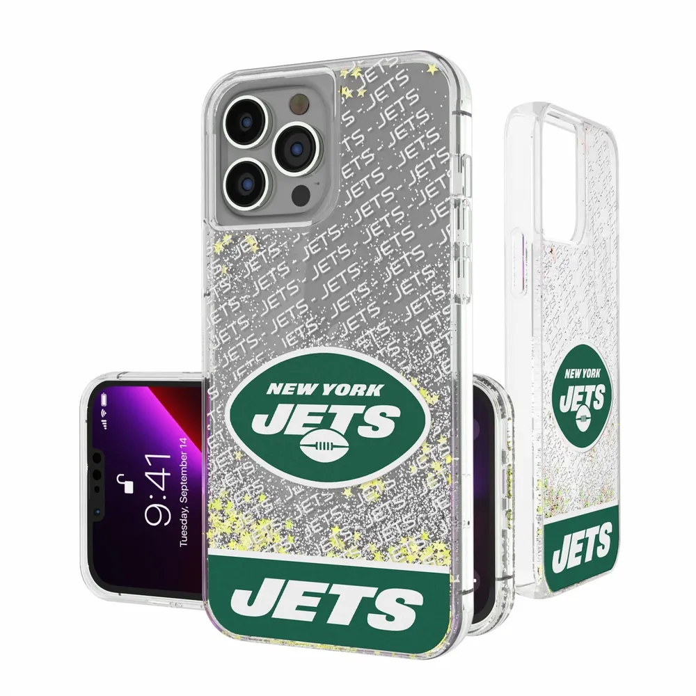 Fanatics New York Jets iPhone Clear Paisley Design Case