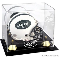Vitrine de mini casque avec logo rétro des New York Jets 1998-2018