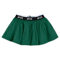 Ensemble trois pièces pour nouveau-né et bébé par Erin Andrews New York Jets : body à manches longues, tutu pantalon de survêtement