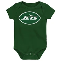 Newborn  Green New York Jets Logo Bodysuit