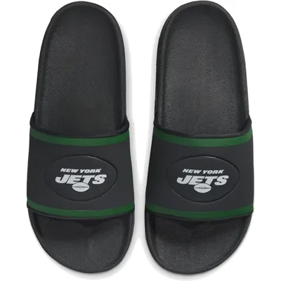 New York Jets Nike Off-Court Wordmark Slide Sandals
