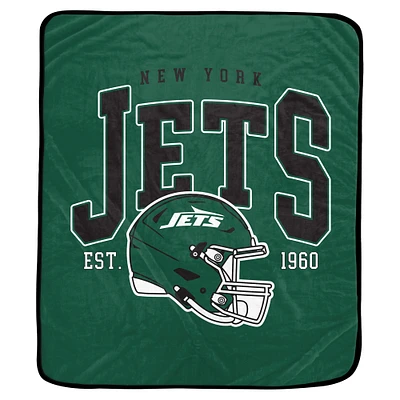 Pegasus  New York Jets Vintage Arch Ultra Soft 50" x 60" Blanket