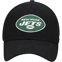 Casquette réglable MVP de l'équipe de base des Jets de New York préscolaire '47 noire