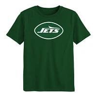 T-shirt vert avec logo principal des New York Jets pour enfants d'âge préscolaire