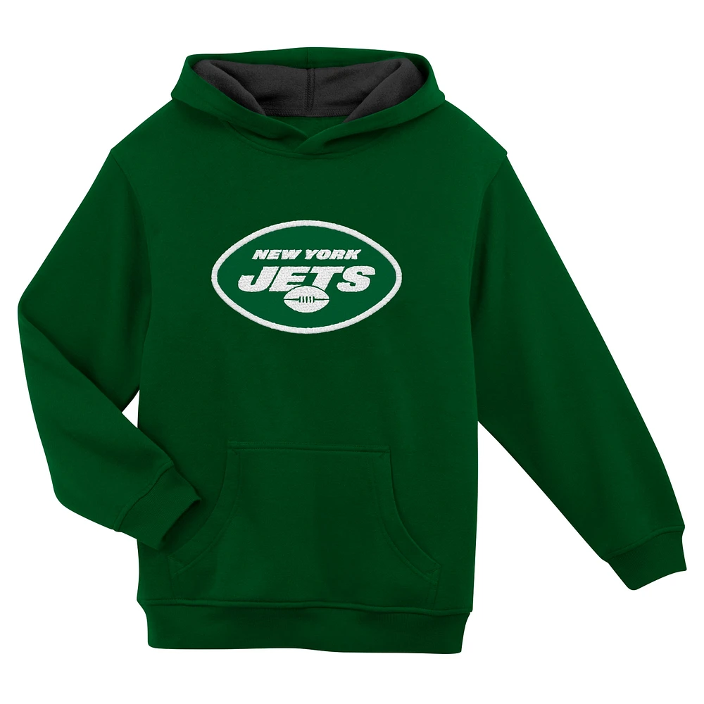 Sweat à capuche Prime Green New York Jets pour enfants d'âge préscolaire