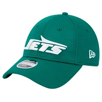 Casquette ajustable New Era Green Main 9FORTY des New York Jets pour enfants d'âge préscolaire