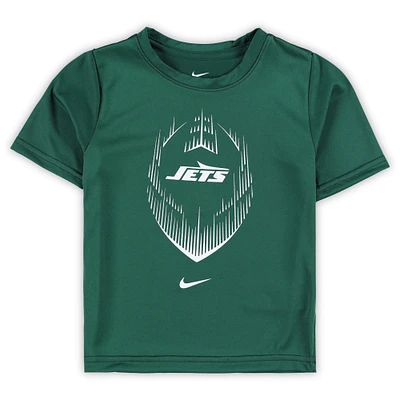 T-shirt Nike vert pour enfant d'âge préscolaire avec logo Legend Icon Performance des New York Jets