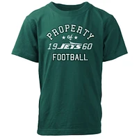 Preschool Wes & Willy  Green New York Jets Property Of T-Shirt