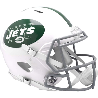 Riddell New York Jets 2024 Casque authentique à vitesse alternative classique sur le terrain