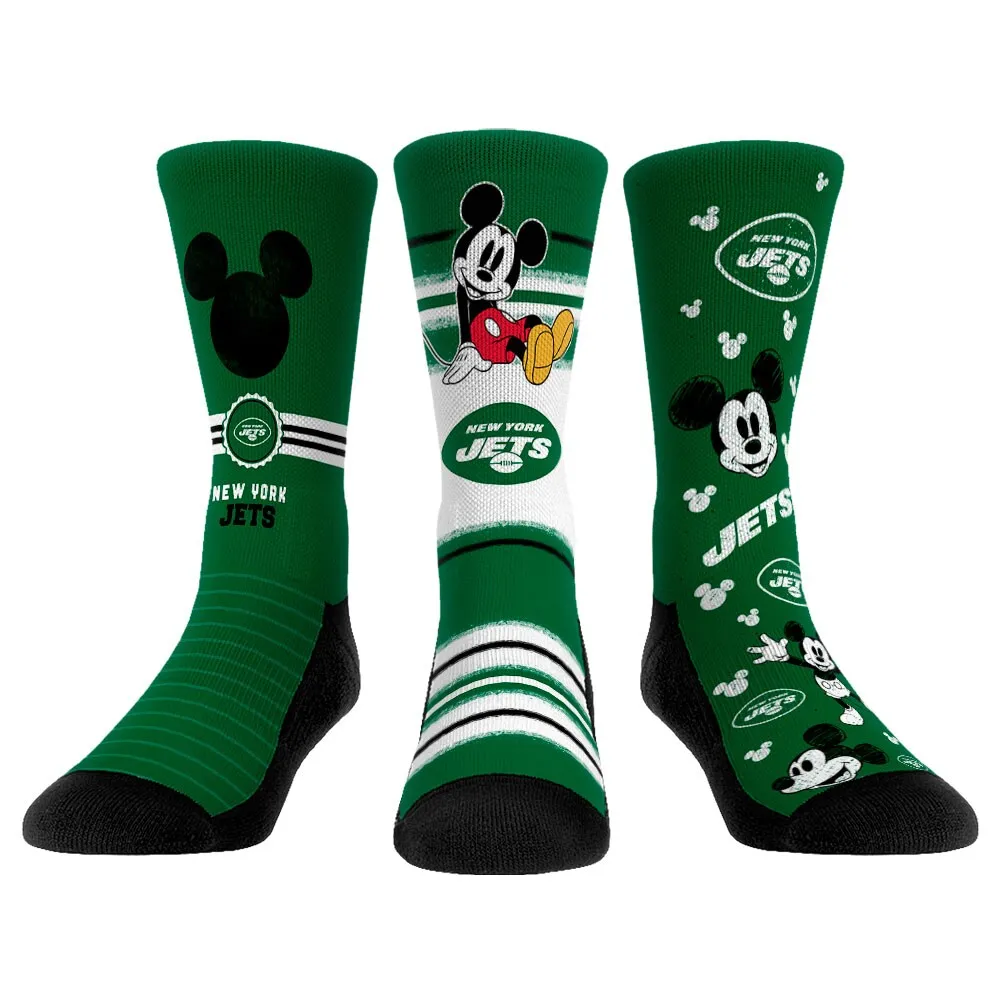 Youth Rock Em Socks New York Jets Throwback Logo Sketch Crew