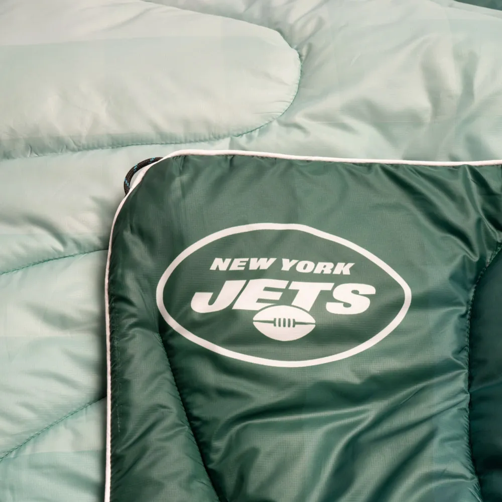 Couverture matelassée originale Rumpl New York Jets 75'' x 52''