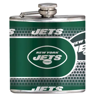 New York Jets 6oz. Stainless Steel Hip Flask - Silver
