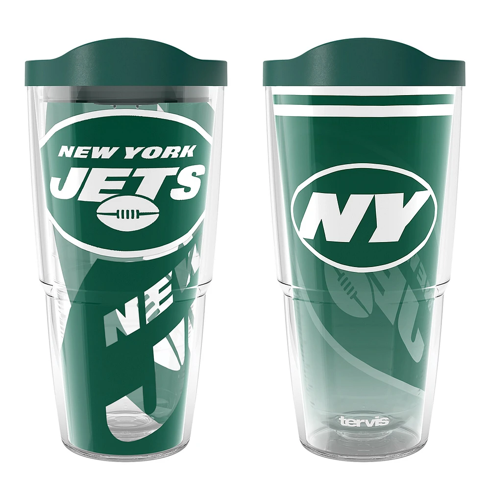 Tervis  New York Jets 24oz NFL 2 PACK Genuine & Forever Fan