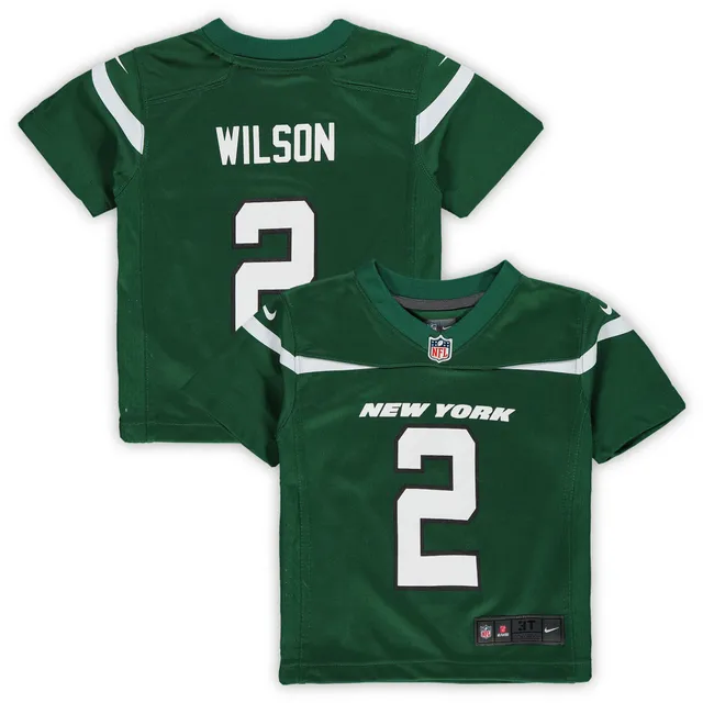 Shop Zach Wilson New York Jets Signed Green Full Size Replica