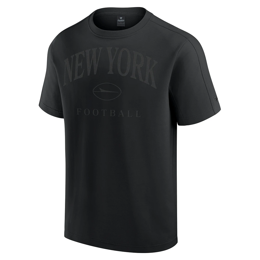 T-shirt unisexe noir à trois mélanges Elements Flex des New York Jets Fanatics