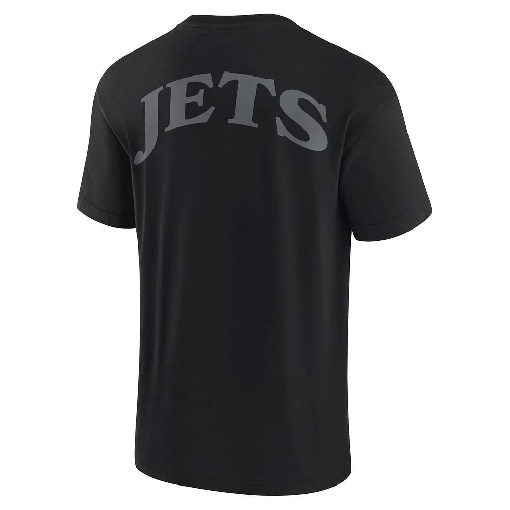 T-shirt unisexe noir emblématique des New York Jets Elements Fanatics