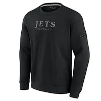 Sweat-shirt en polaire unisexe Fanatics noir New York Jets Elements Unlimited