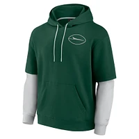 Sweat à capuche unisexe Fanatics Green New York Jets Sleek Elements